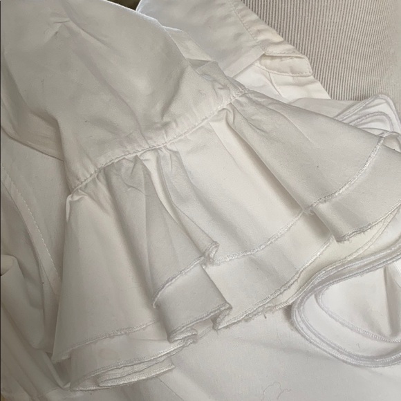 Beautiful Bright White Blouse, size L. - Picture 3 of 7